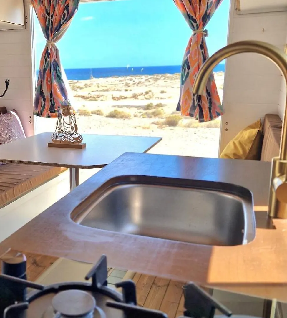 Campsite Static Camper In Front Of The Sea Hotel El Medano
